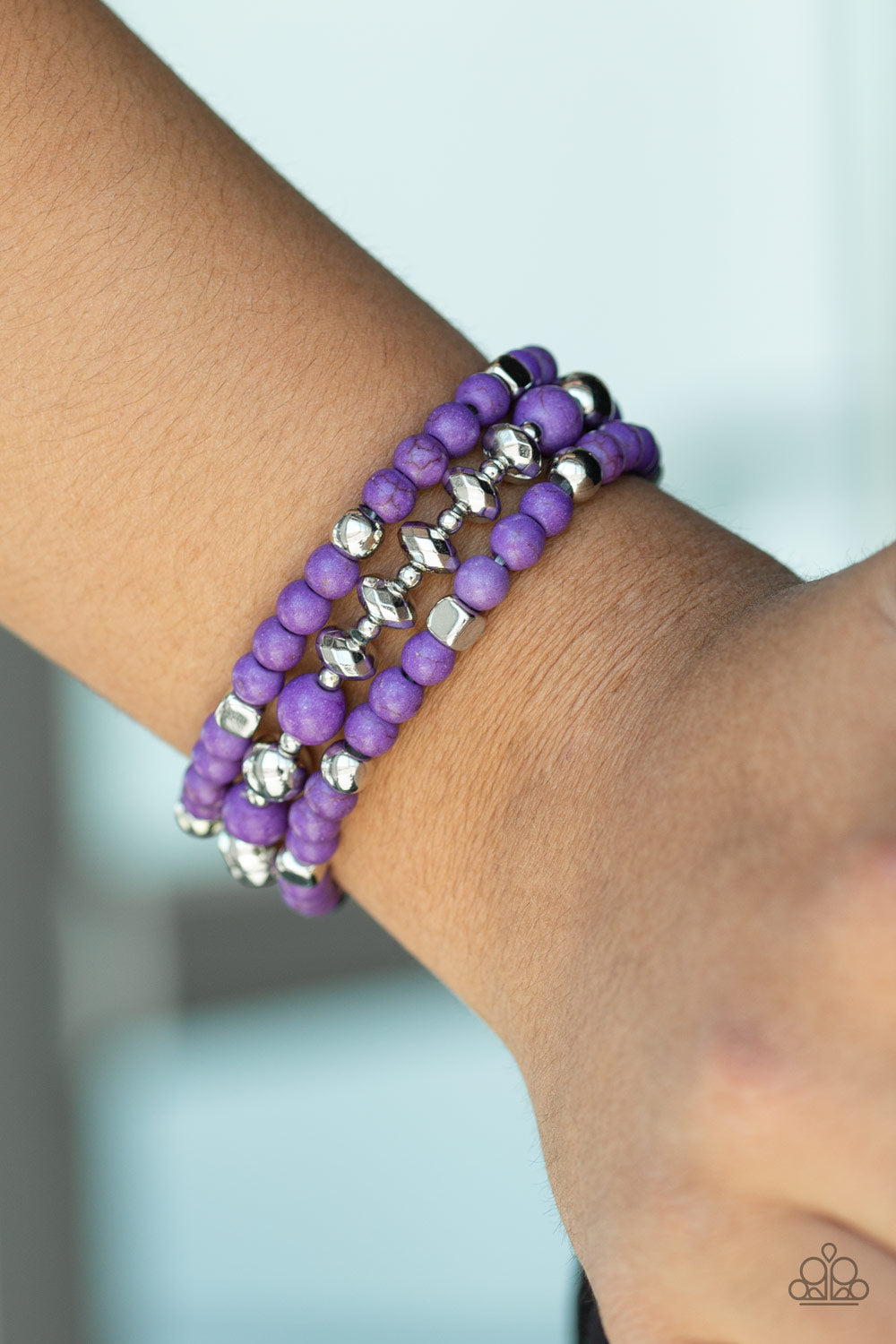 Paparazzi ♥ Mountain Artist - Purple ♥ Bracelet
