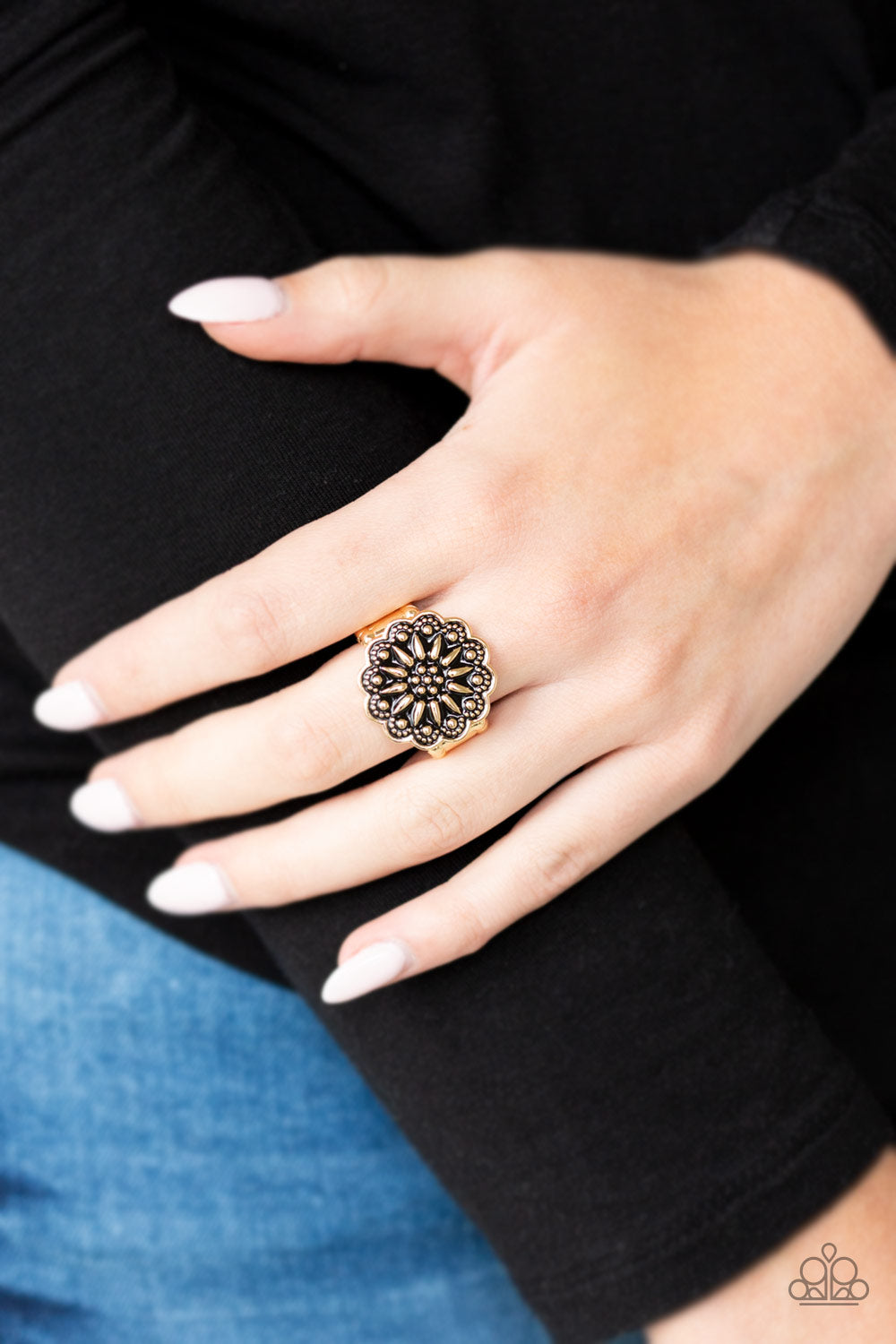 Paparazzi ♥ Desert Sunflower - Gold ♥ Ring