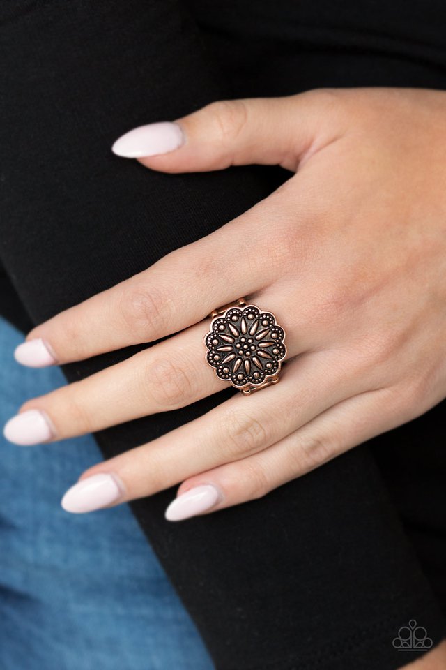 Paparazzi ♥ Desert Sunflower - Copper ♥ Ring