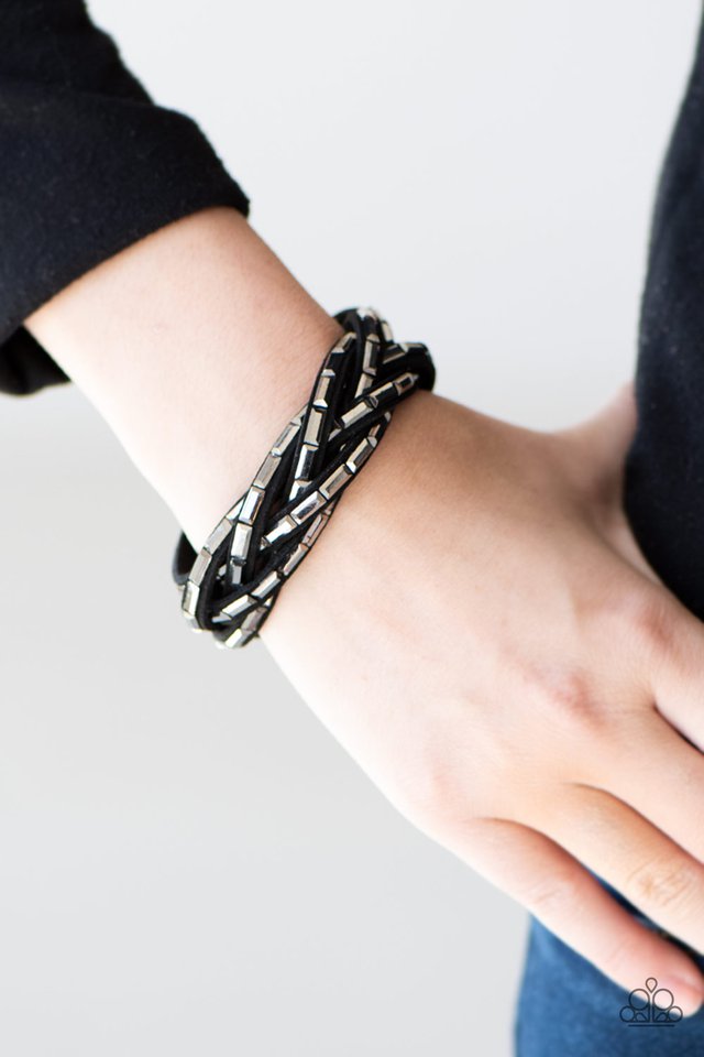 Paparazzi ♥ Rock Legend - Black ♥ Bracelet