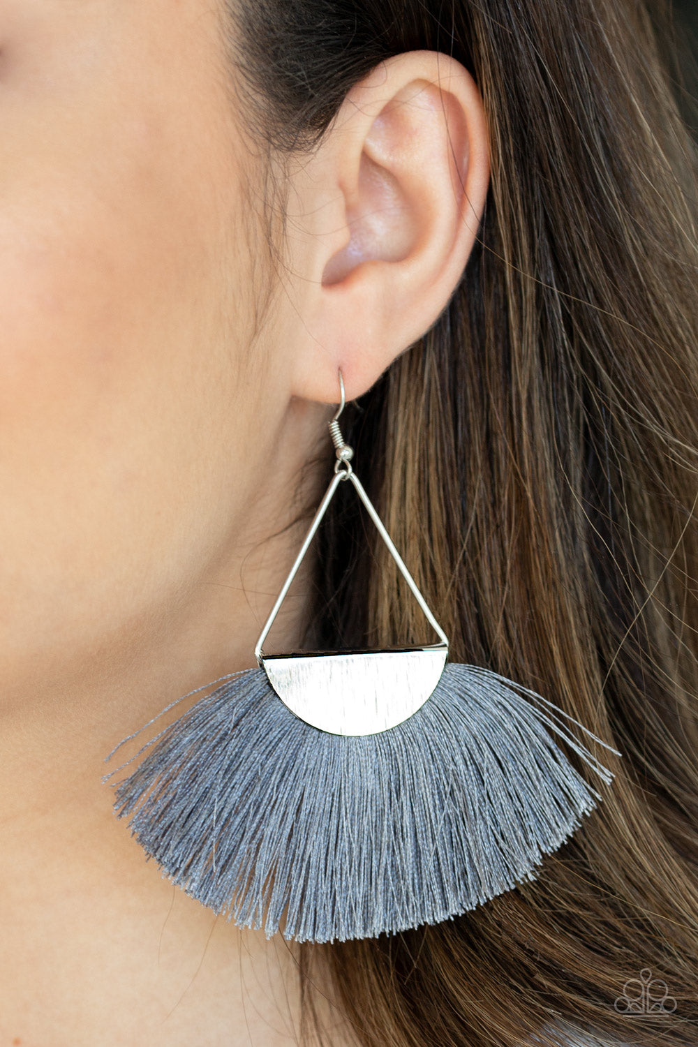 Paparazzi ♥ Modern Mayan - Silver ♥ Earrings