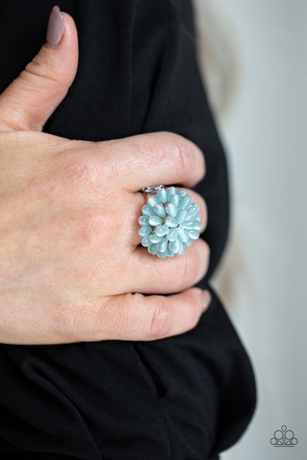 Paparazzi ♥ Bloomin Bloomer - Blue ♥ Ring