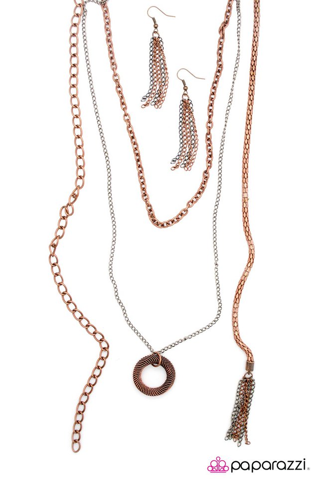 Paparazzi ♥ Opening Night - Copper ♥ Necklace