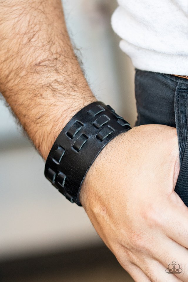 Paparazzi ♥ Rodeo Rampage - Black ♥ Bracelet