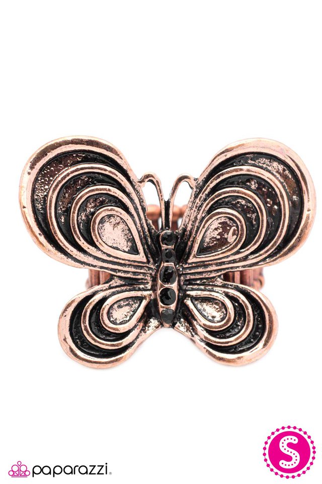 Paparazzi ♥ Winging It - Copper ♥ Ring