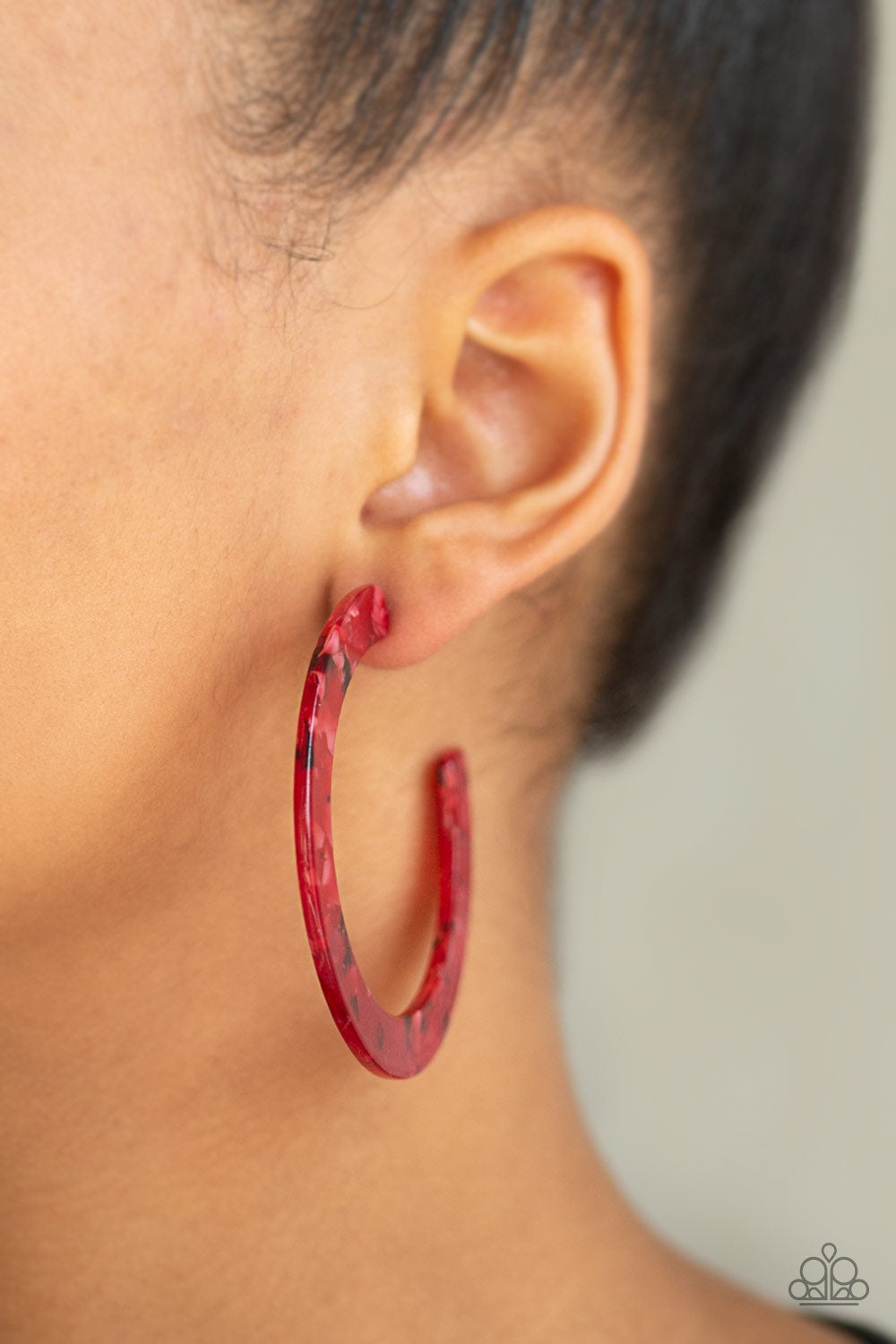 Paparazzi ♥ HAUTE Tamale - Red ♥ Earrings