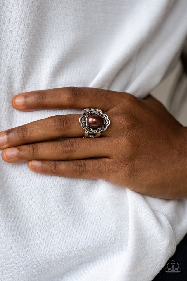 Paparazzi ♥ Metro Marina - Brown ♥ Ring