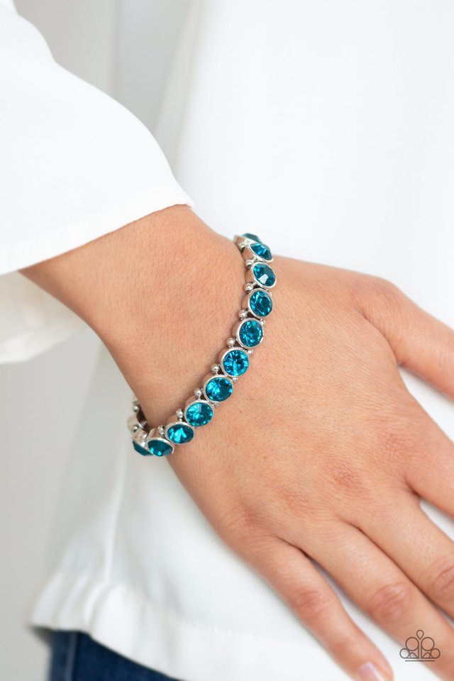 Paparazzi ♥ Sugar-Coated Sparkle - Blue ♥ Bracelet