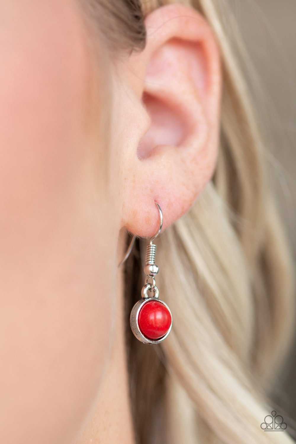 Paparazzi ♥ Adobe Attitude - Red ♥ Necklace