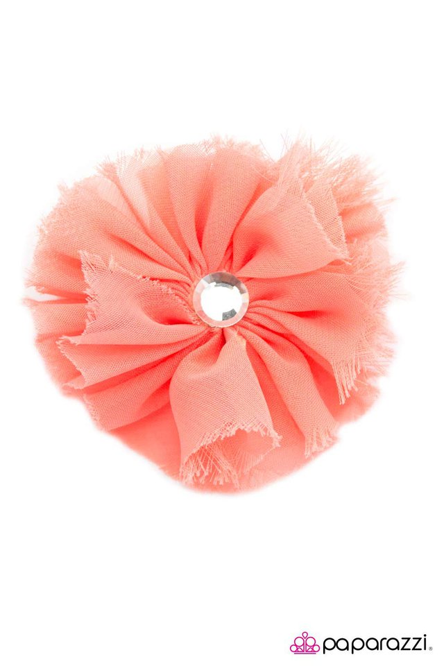Paparazzi ♥ Im A-FRAYed So - Orange ♥ Hair Clip