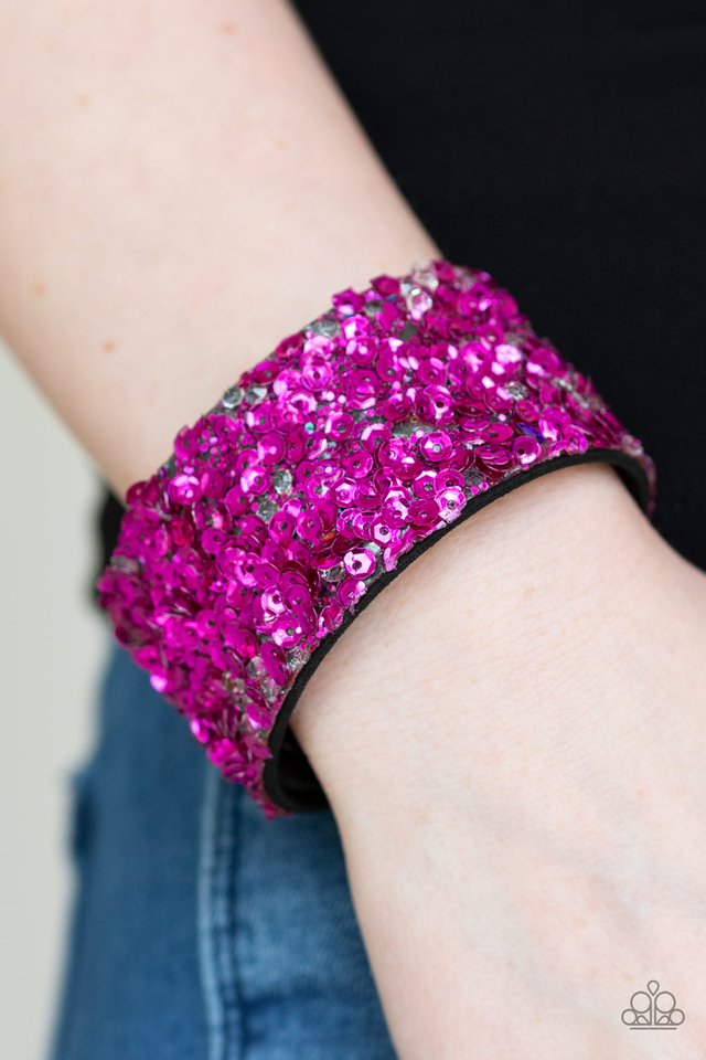 Paparazzi ♥ Starry Sequins - Pink ♥ Bracelet