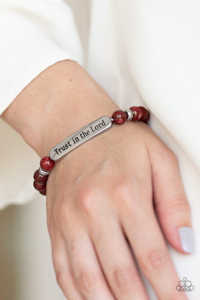 Paparazzi ♥ Trust Always - Red ♥ Bracelet
