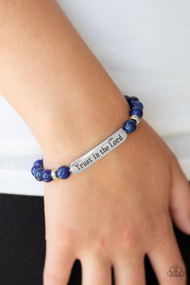 Paparazzi ♥ Trust Always - Blue ♥ Bracelet