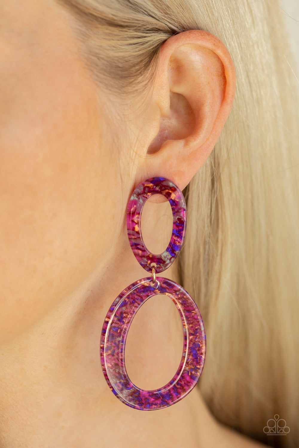 Paparazzi ♥ Hey, HAUTE Rod - Multi ♥ Post Earrings