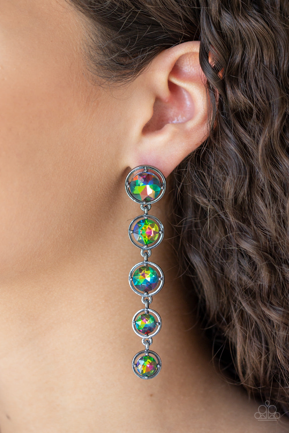 Paparazzi ♥ Drippin In Starlight - Multi ♥ Post Earrings