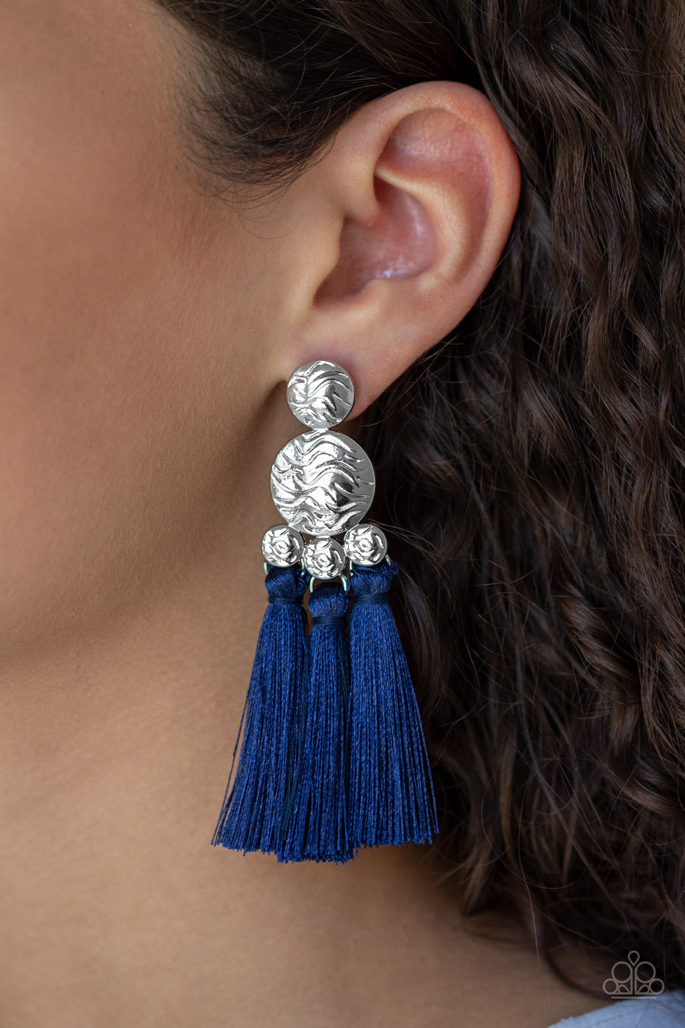 Paparazzi ♥ Taj Mahal Tourist - Blue ♥ Post Earrings