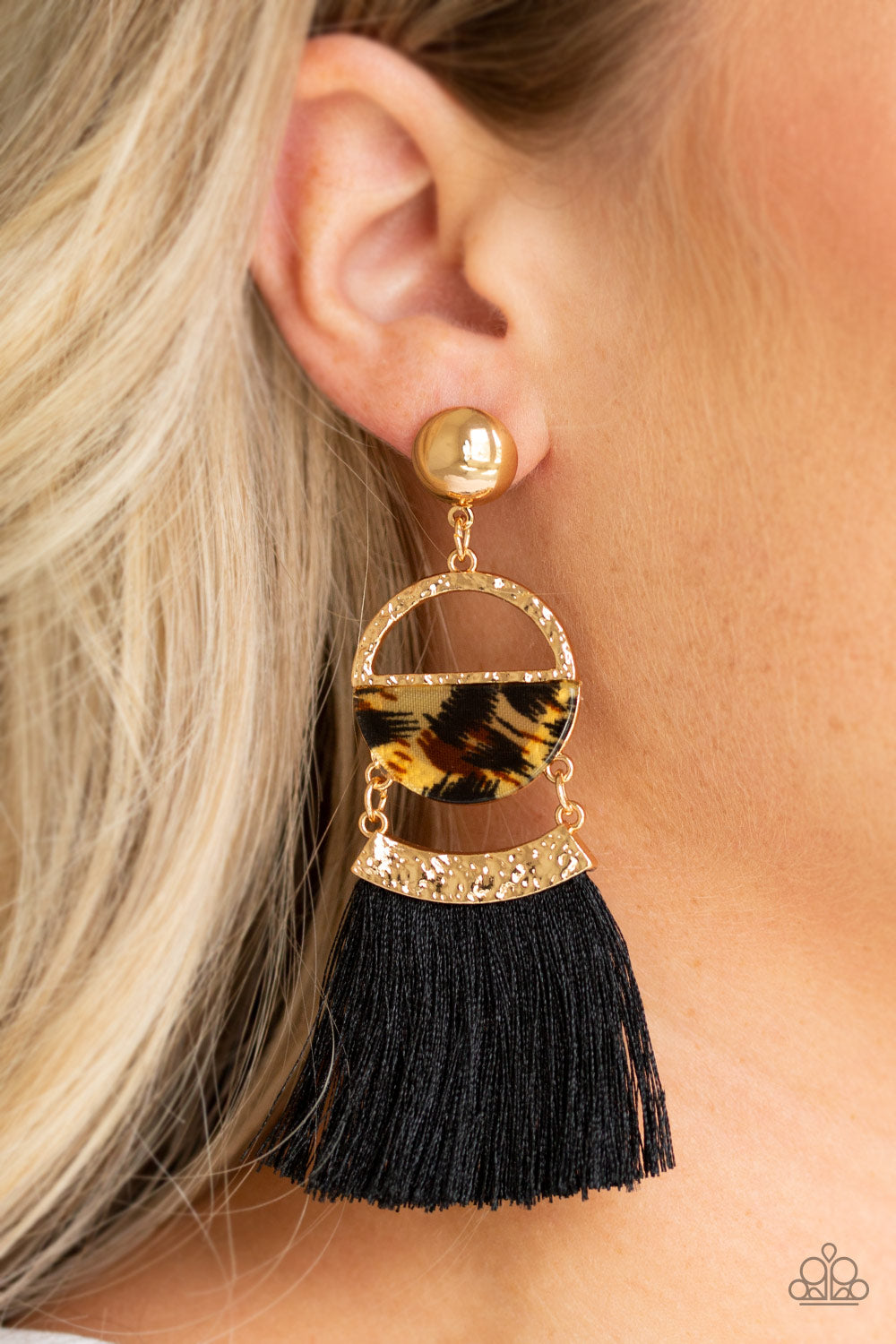 Paparazzi ♥ Tassel Trot - Multi ♥ Post Earrings
