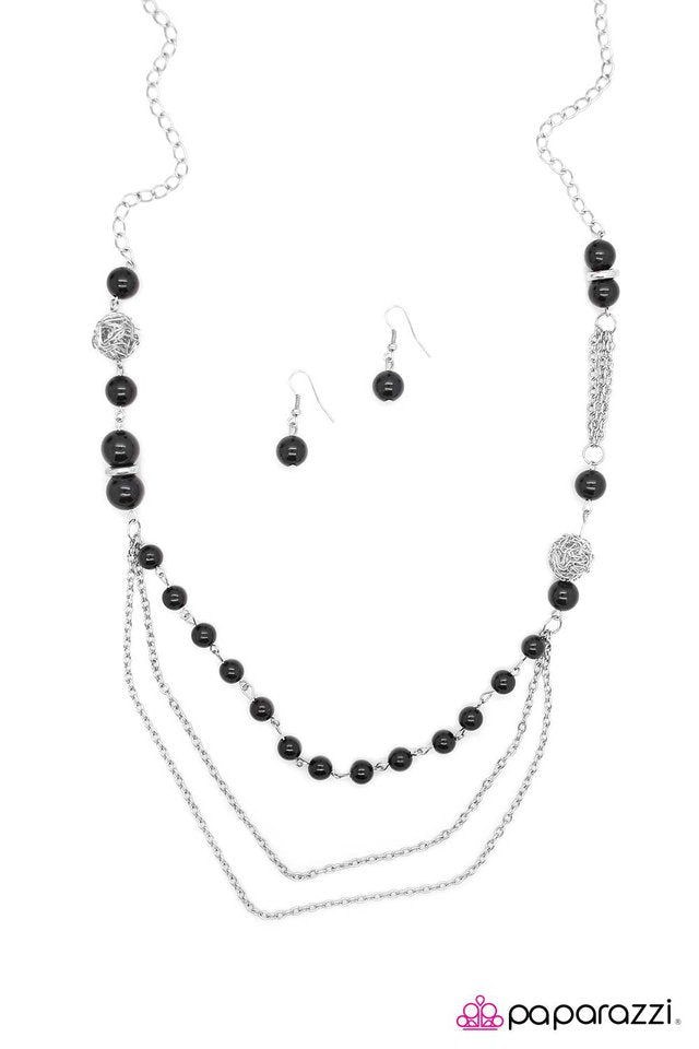 Paparazzi ♥ Well Spent - Black ♥ Necklace