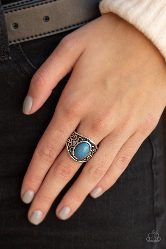 Paparazzi ♥ Lets Take It From The POP - Blue ♥ Ring