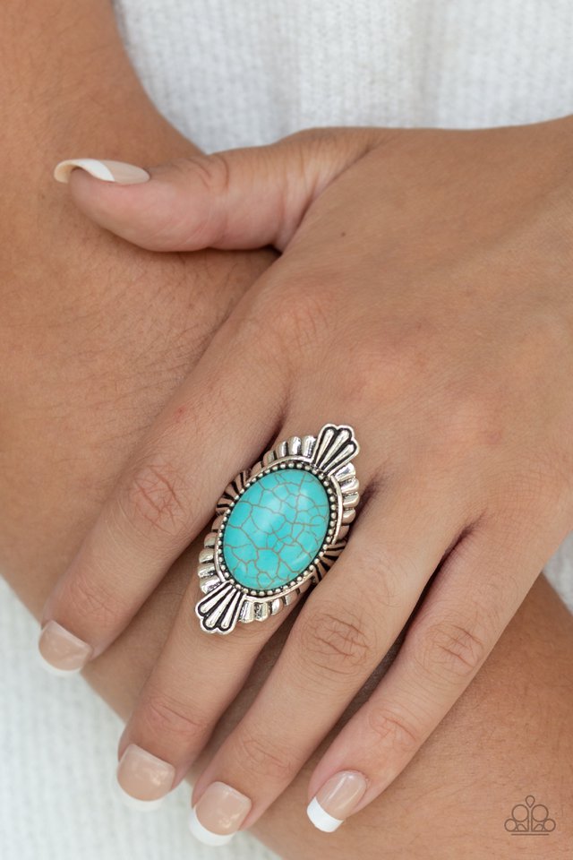 Paparazzi ♥ Pioneer Party - Blue ♥ Ring