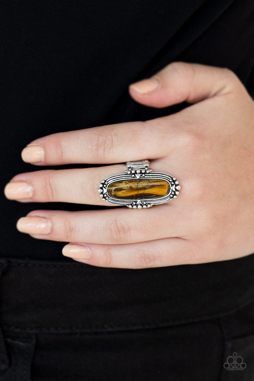 Paparazzi ♥ Desert Tranquility - Brown ♥ Ring