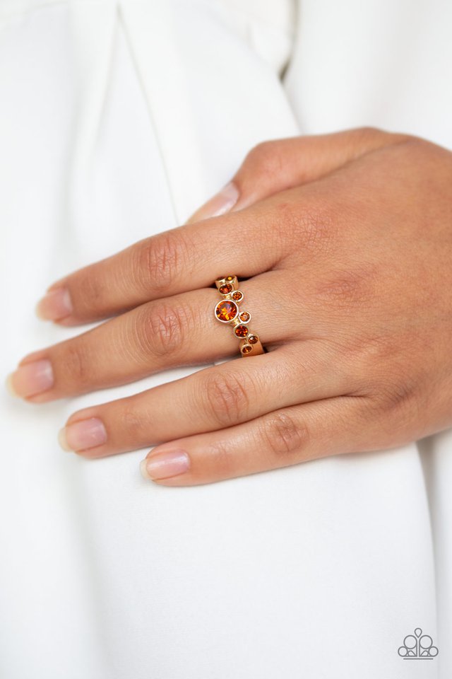 Paparazzi ♥ Sparkle Spree - Brown ♥ Ring