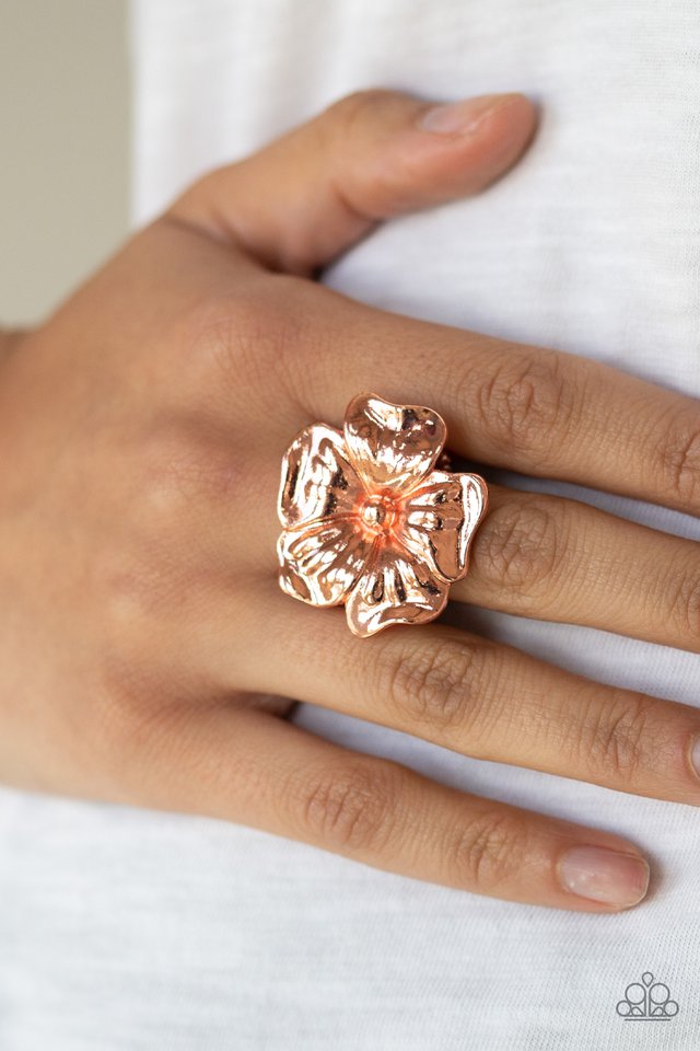 Paparazzi ♥ Tropical Gardens - Copper ♥ Ring