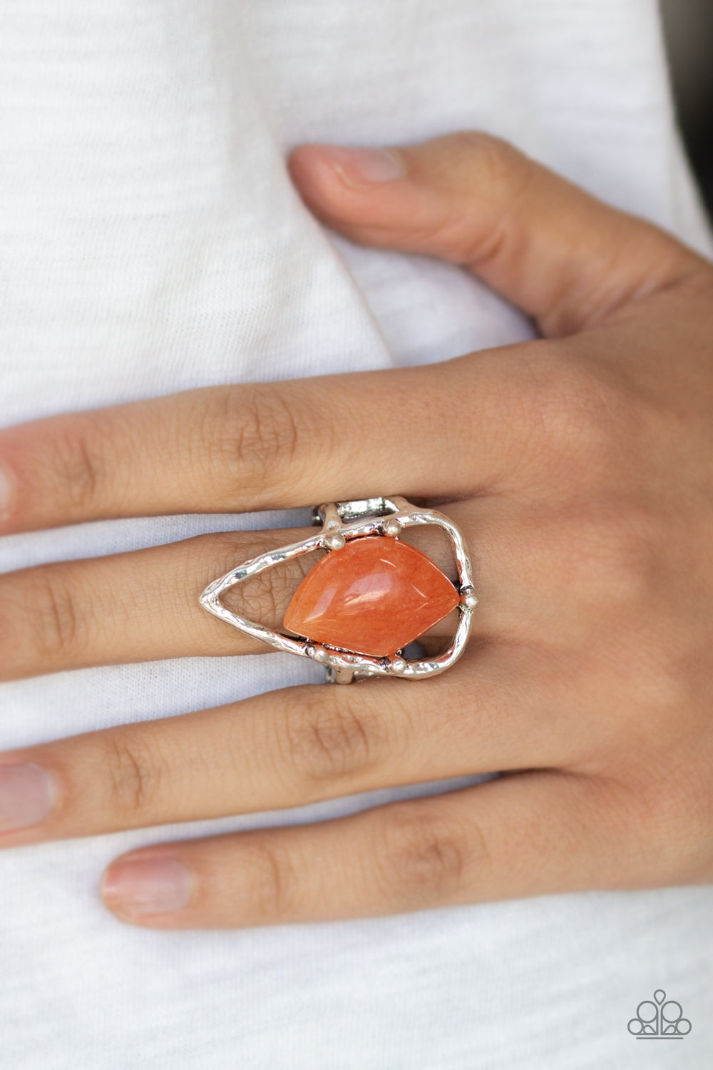 Paparazzi ♥ Get The Point - Orange ♥ Ring