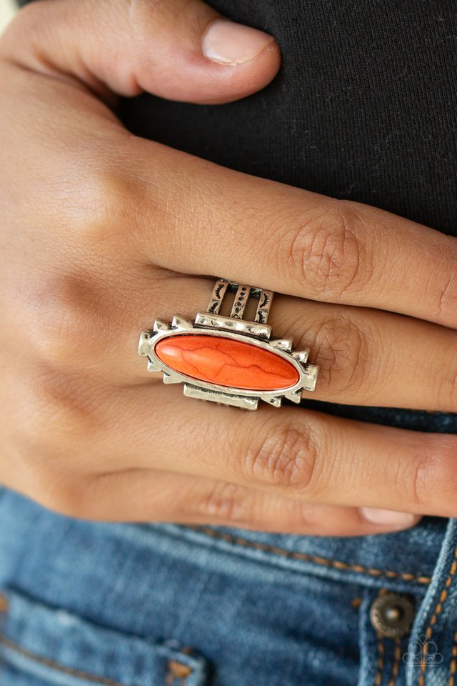 Paparazzi ♥ Canyon Colada - Orange ♥ Ring