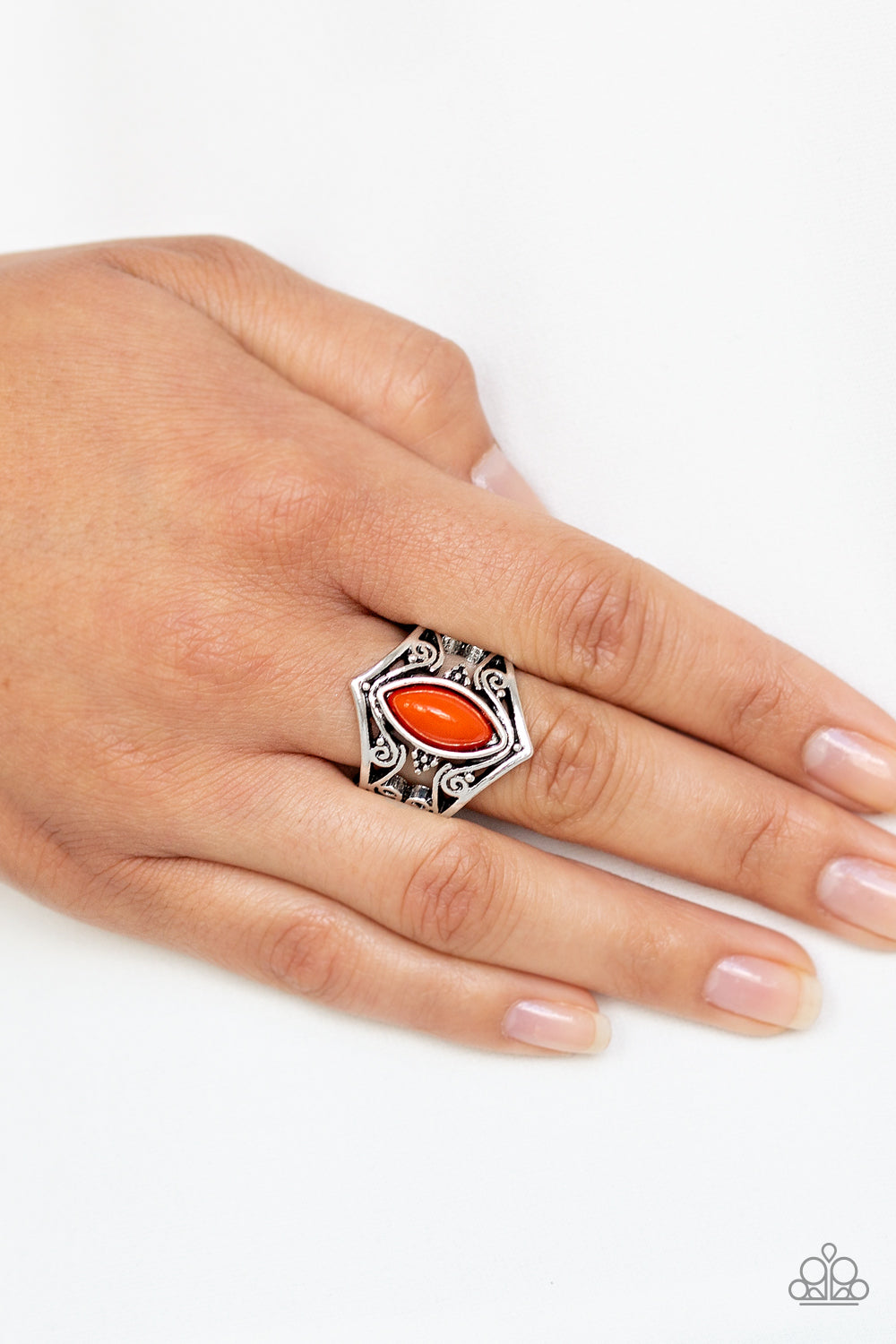 Paparazzi ♥ Roamin Rogue - Orange ♥ Ring