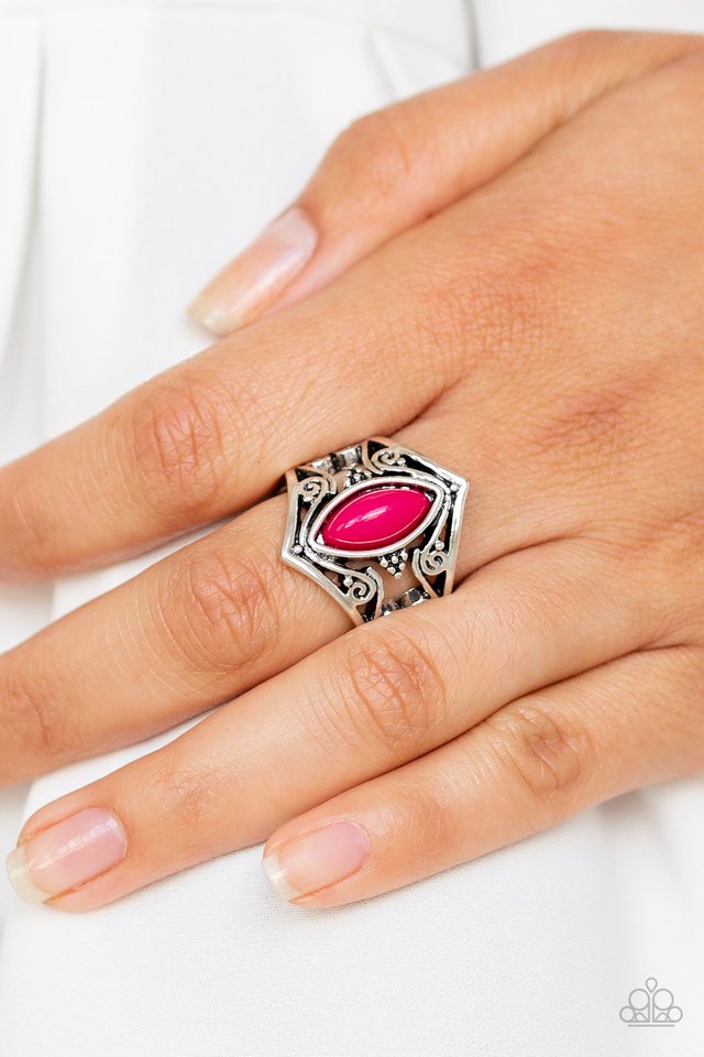 Paparazzi ♥ Roamin Rogue - Pink ♥ Ring