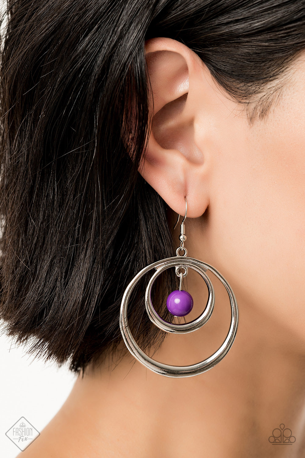 Paparazzi ♥ Diva Pop - Purple ♥ Earrings