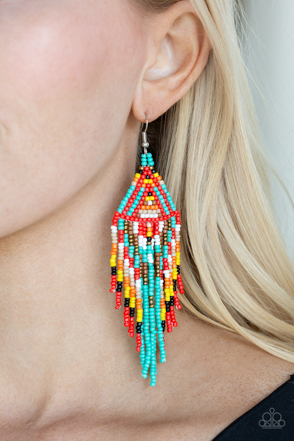 Paparazzi ♥ Boho Blast - Blue ♥ Earrings