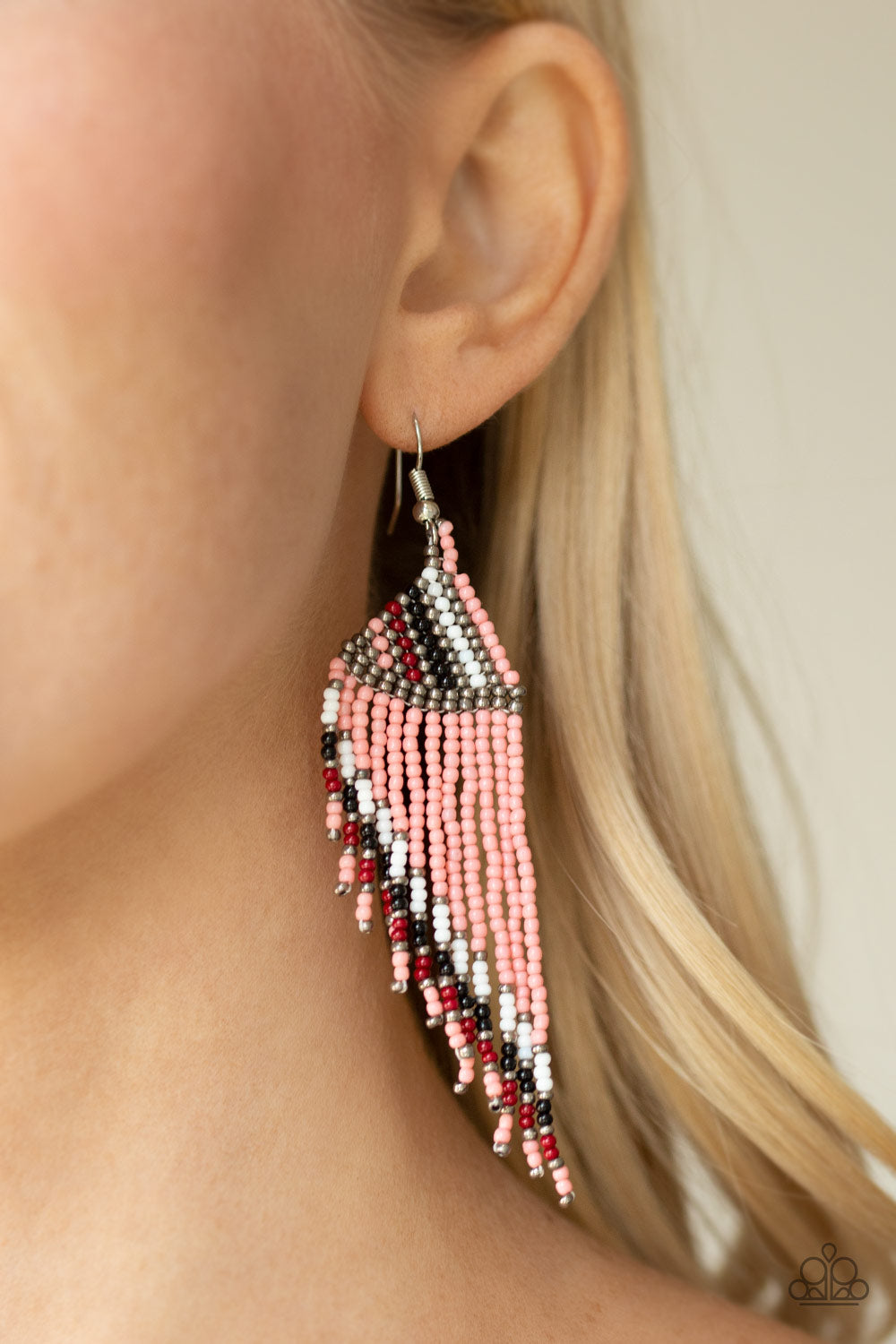 Paparazzi ♥ Bodaciously Bohemian - Orange ♥ Earrings