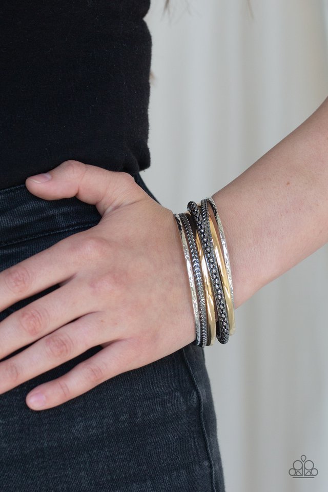 Paparazzi ♥ Hit The STACK - Multi ♥ Bracelet