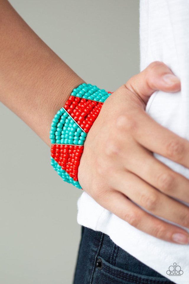 Paparazzi ♥ Outback Outing - Red ♥ Bracelet
