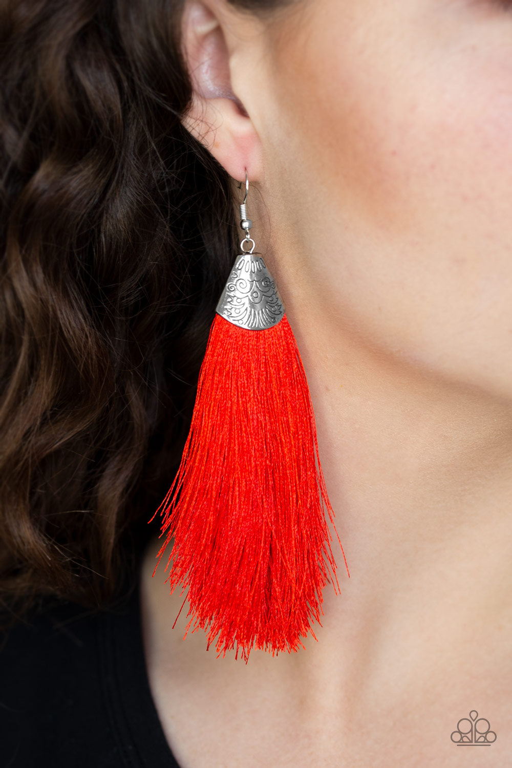Paparazzi ♥ Tassel Temptress - Red ♥ Earrings