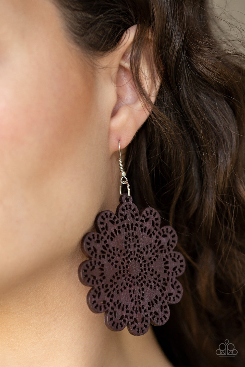 Paparazzi ♥ Coachella Cabaret - Brown ♥ Earrings