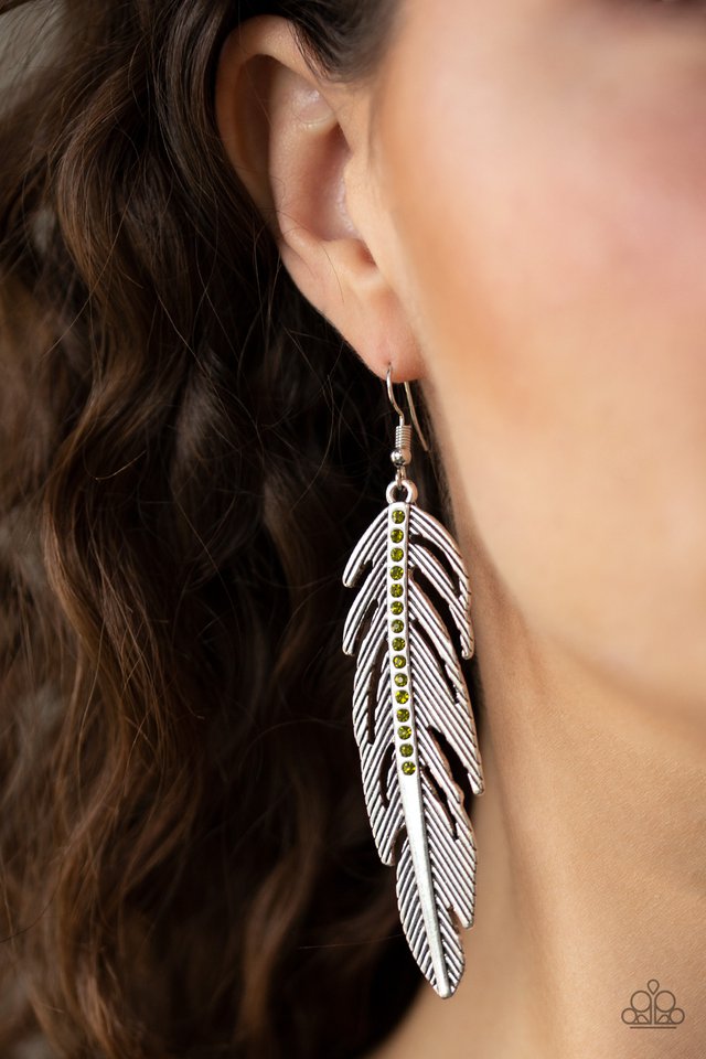 Paparazzi ♥ Give Me A ROOST - Green ♥ Earrings