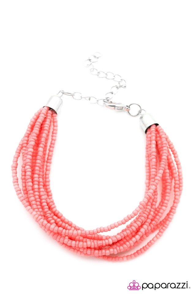 Paparazzi ♥ Could You Be More PACIFIC? - Pink ♥ Bracelet