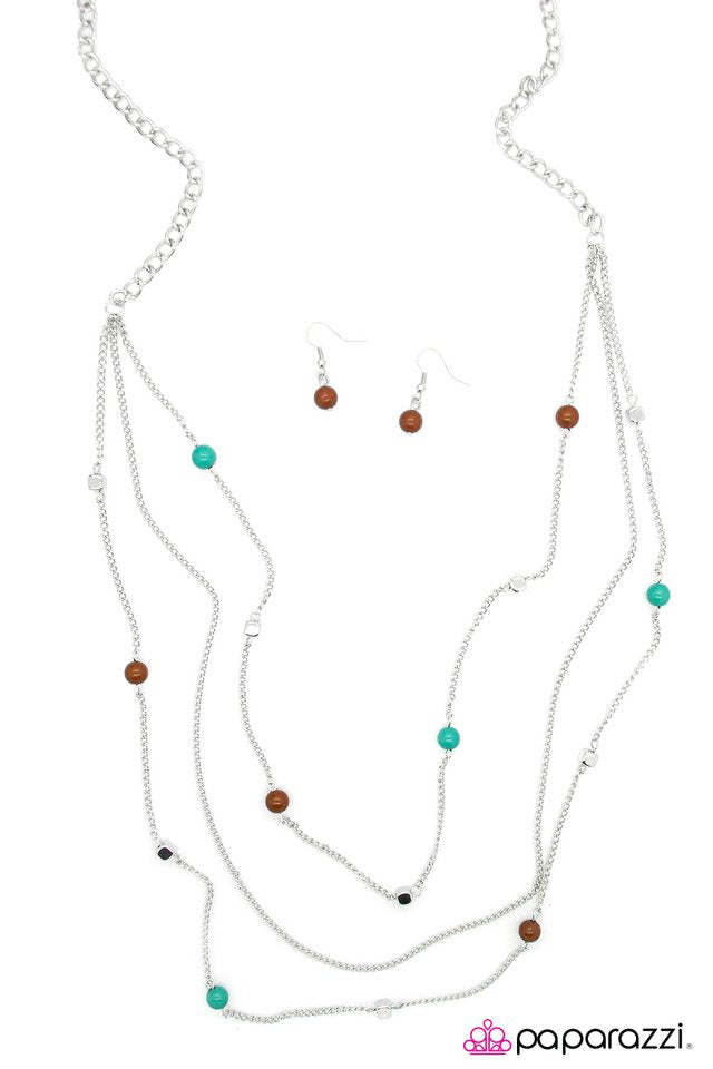 Paparazzi ♥ A Moment Like This - Brown ♥ Necklace