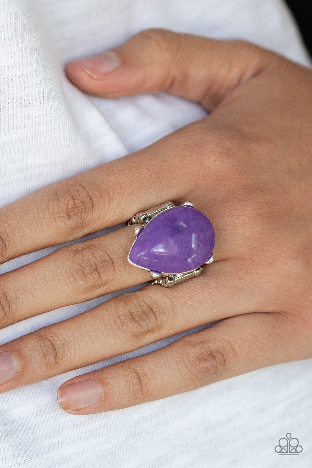 Paparazzi ♥ Mojave Minerals - Purple ♥ Ring
