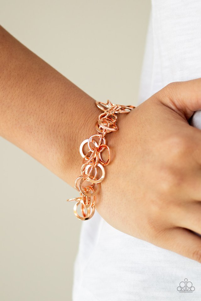 Paparazzi ♥ Noise Control - Copper ♥ Bracelet