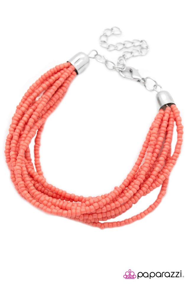 Paparazzi ♥ Could You Be More PACIFIC? - Orange ♥ Bracelet