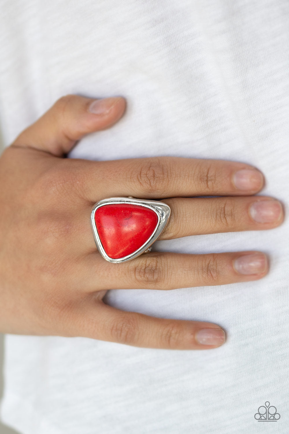Paparazzi ♥ Stone Scene - Red ♥ Ring