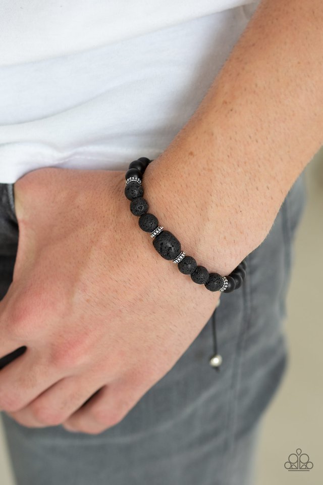 Paparazzi ♥ Discovery - Black ♥ Bracelet