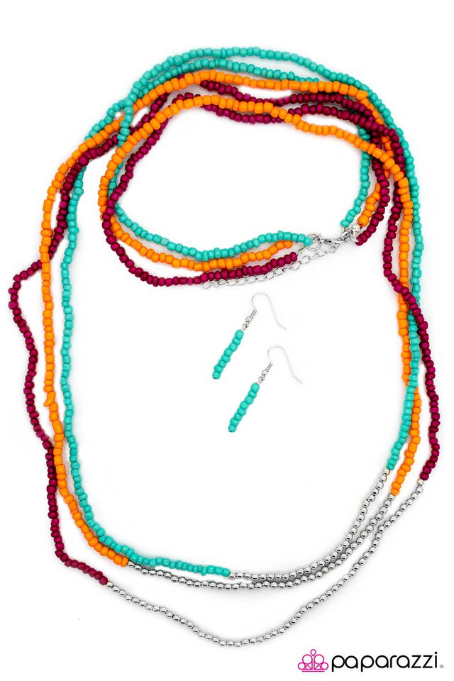 Paparazzi ♥ I Will Wait For You - Multi ♥ Necklace