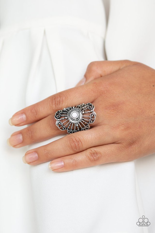 Paparazzi ♥ Adrift - White ♥ Ring