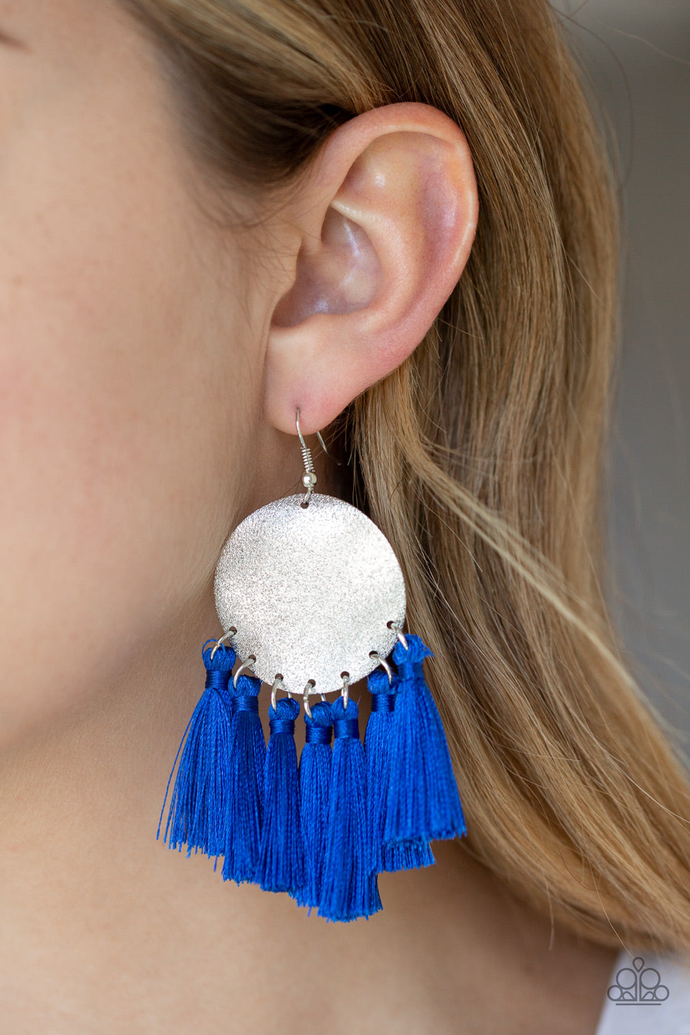 Paparazzi ♥ Tassel Tribute - Blue ♥ Earrings
