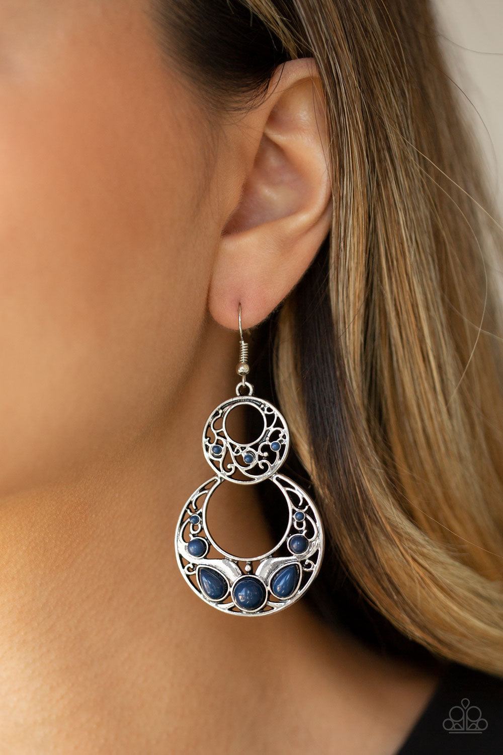 Paparazzi ♥ West Coast Whimsical - Blue ♥ Earrings